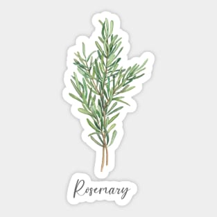 Rosemary herb art Sticker